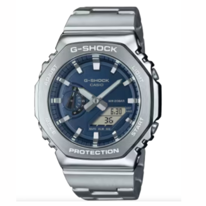 Casio G-Shock GM-2110D-2BDR Analog-Digital Blue Dial Men Watch